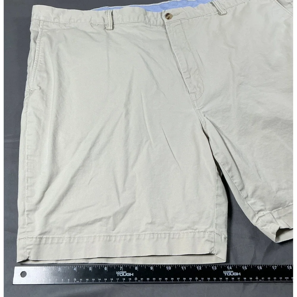 Polo Ralph Lauren Mens 48 Big Khaki Tan Stretch Classic Chino Shorts 9.5 Inseam